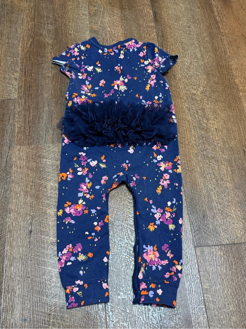 🌼 4/$25 🌼 Cat & Jack 18 month Navy Floral Baby Romper